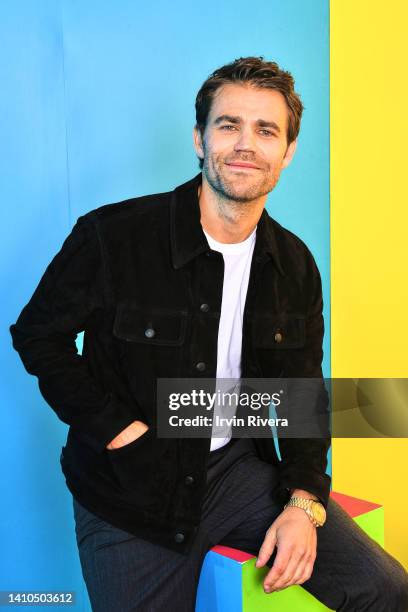 Paul Wesley visits the #IMDboat official portrait studio at San Diego Comic-Con 2022 on The IMDb Yacht on July 23, 2022 in San Diego, California.