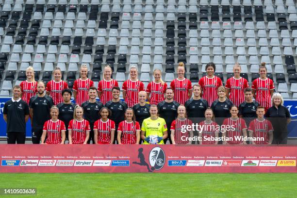 Top row Kim Fellhauer, Lisa Karl, Marie Mueller, Janina Minge, Greta Stegemann, Mia Buechele, Alina Bantle, Victoria Ezebinyuo, Samantha Steuerwald,...