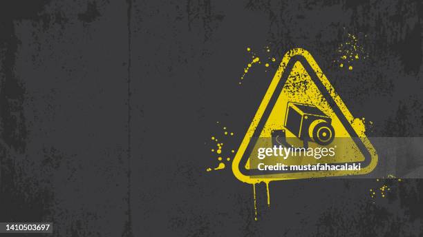surveillance camera symbol graffiti - time change stock illustrations