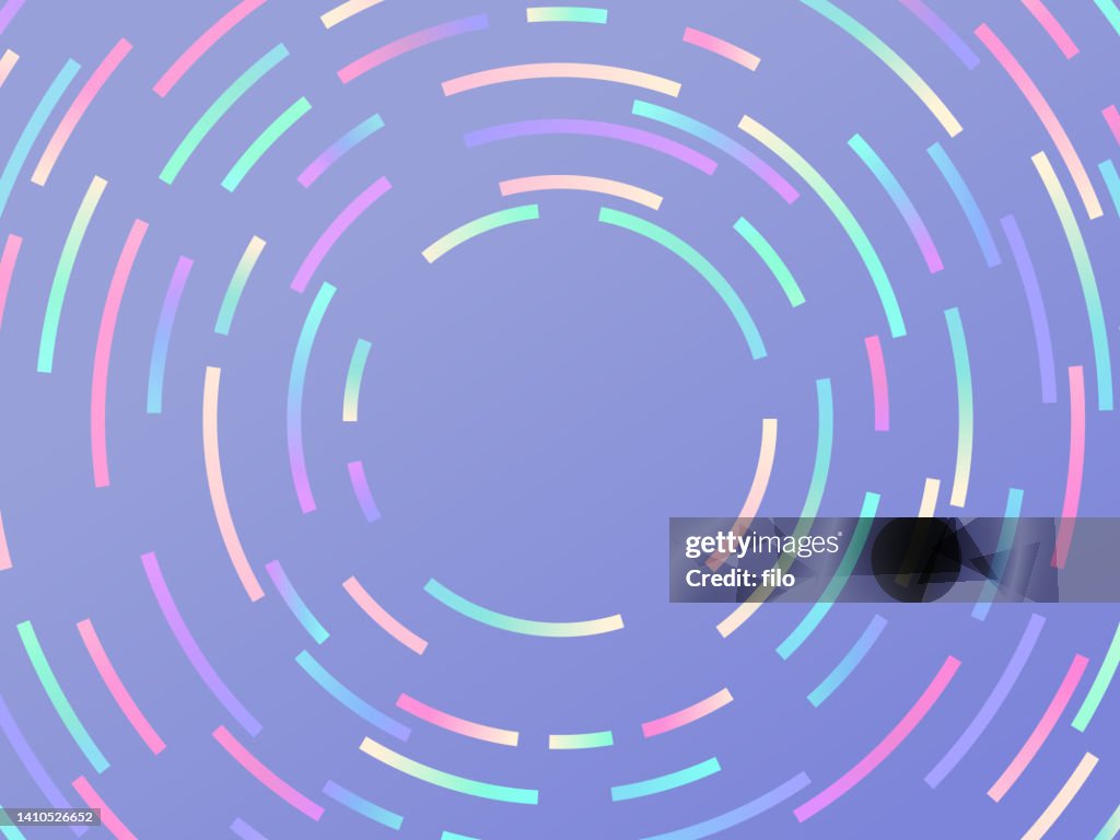 Modern Circle Gradient Line Abstract Background