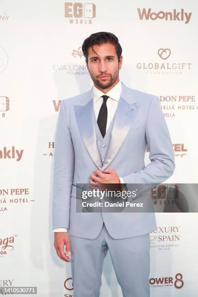 Gianmarco Onestini attends the Global Gift Gala Red Carpet at Hotel Don Pepe on July 23, 2022 in Marbella, Spain.