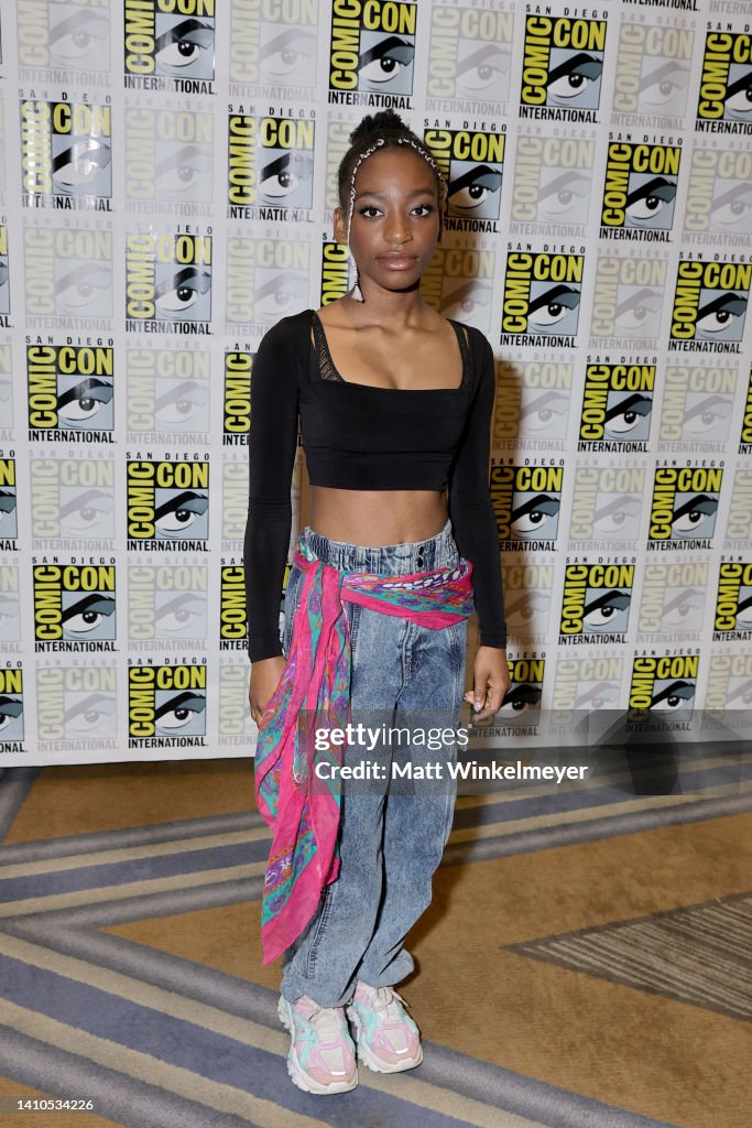 Kyo Ra, a.k.a. Vanesu Samunyai, attends "The Sandman" press line
