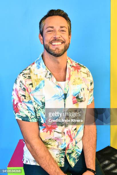 Zachary Levi visits the #IMDboat official portrait studio at San Diego Comic-Con 2022 on The IMDb Yacht on July 23, 2022 in San Diego, California.