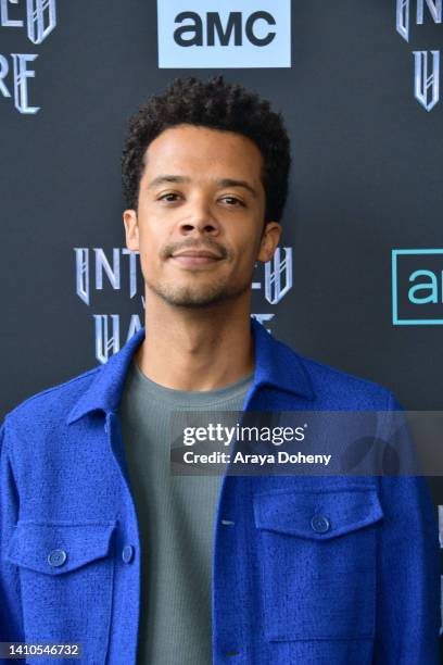 Jacob Anderson attends the 2022 Comic Con International: San Diego - Anne Rice's "Interview With The Vampire" photo call at The Nolen on July 23,...