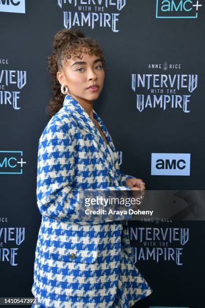 Bailey Bass attends the 2022 Comic Con International: San Diego - Anne Rice's "Interview With The Vampire" photo call at The Nolen on July 23, 2022...