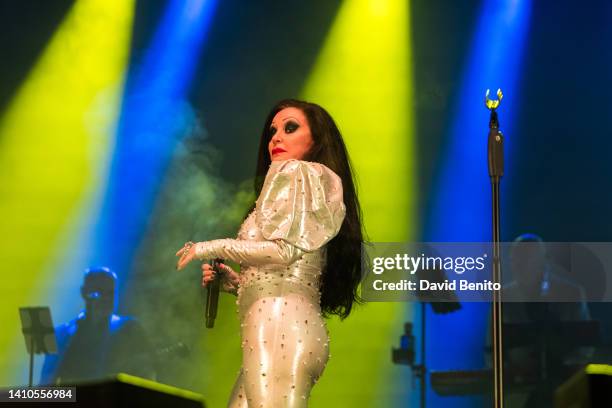 Alaska of Fangoria performs on July 23, 2022 in Collado Villalba, Spain.