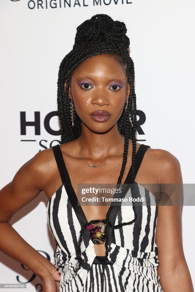 Kelcey Mawema attends the Los Angeles Premiere of Paramount+'s "Honor
