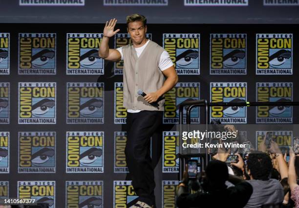 Will Poulter onstage at the Marvel Cinematic Universe Mega-Panel during 2022 Comic Con International: San Diego at San Diego Convention Center on...