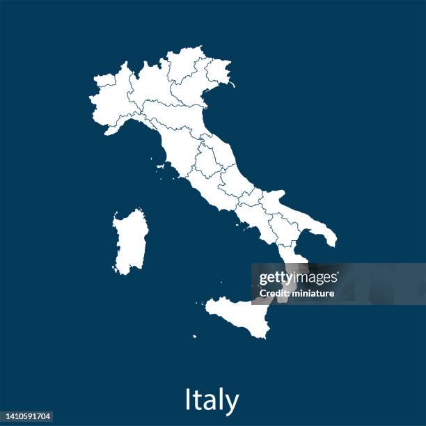 bildbanksillustrationer, clip art samt tecknat material och ikoner med italy map - karta italien