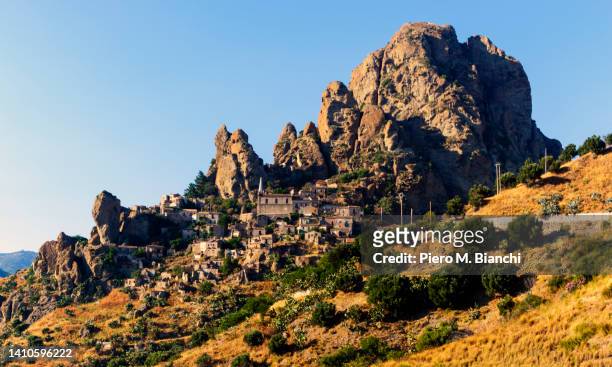 pentidattilo - calabria stock pictures, royalty-free photos & images