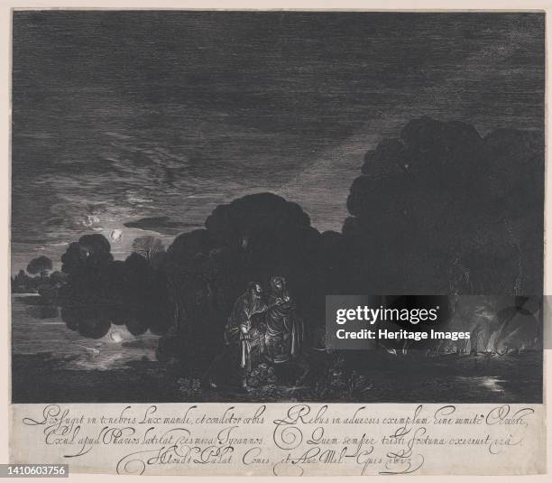 The Flight Into Inmorality The Flight into Egypt, 1613. Artist Hendrik Goudt. News Photo - Getty ...