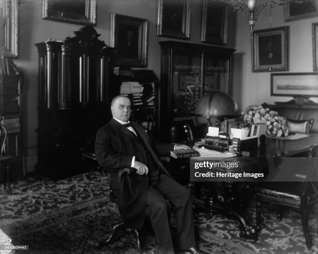 President William Mckinley At The White House