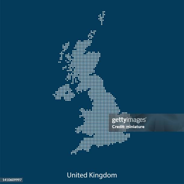 karte für großbritannien - northern ireland stock-grafiken, -clipart, -cartoons und -symbole