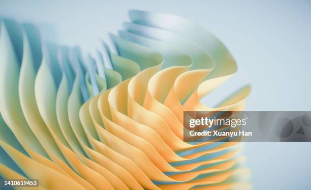 layered waves and curves pattern abstract background - morphing concept stock pictures, royalty-free photos & images