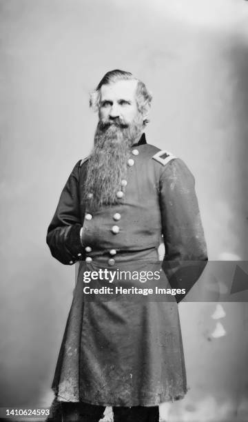 Gen. John C. Robinson, between 1855 and 1865. [Politician and soldier: Union Army officer in the American Civil War; Lieutenant Governor of New...