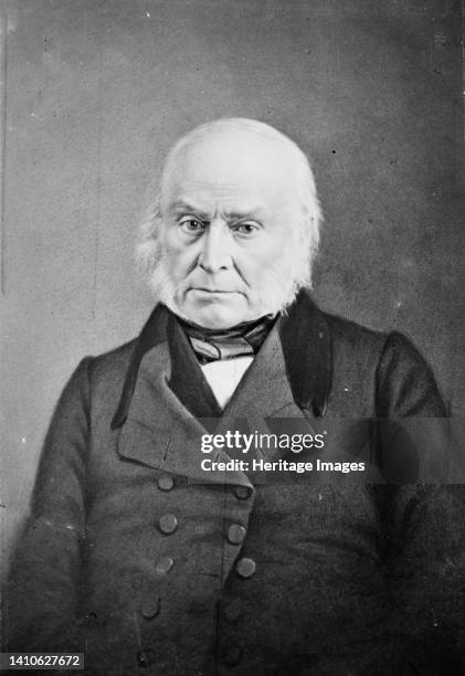 John Q. Adams, between 1855 and 1865. [Politician, diplomat, lawyer, and diarist: president of the United States]. Artist Unknown.