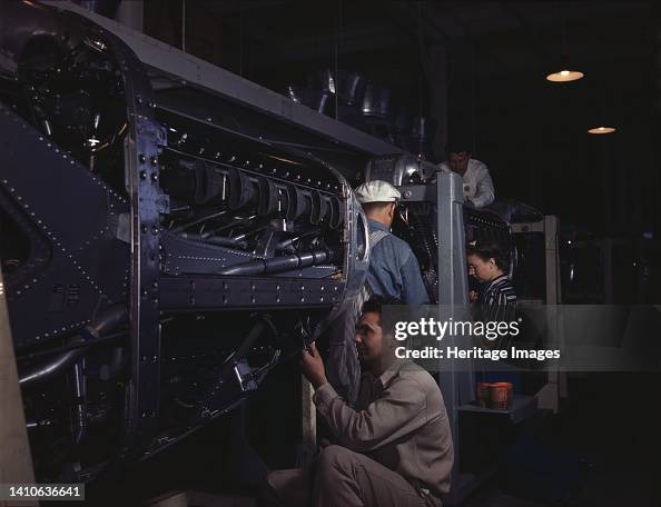 Employees At North American Aviation