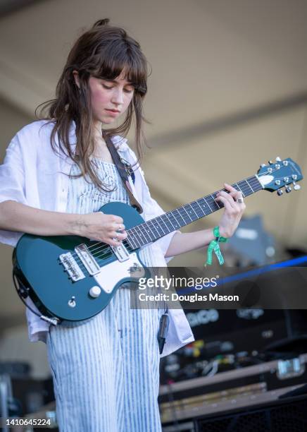 Clairo performs during the 2022 Newport Folk Festival at Fort Adams State Park on July 23, 2022 in Newport, Rhode Island.