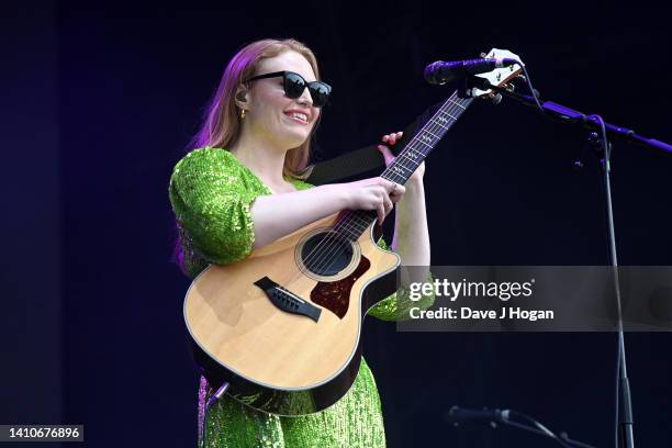 Freya Ridin performs during day four of Latitude Festival 2022 at Henham Park on July 24, 2022 in Southwold, England.