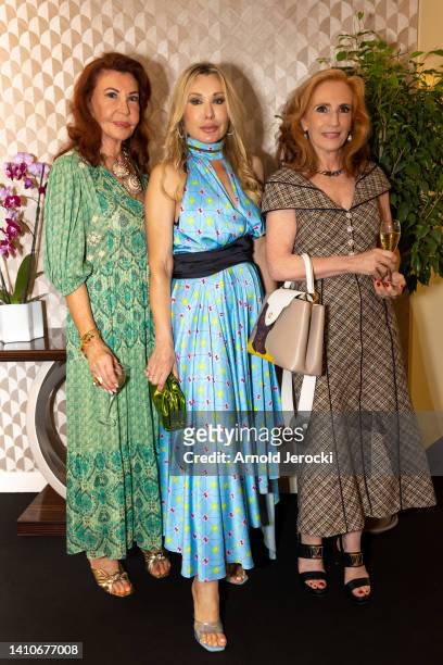 Sophie Diedrich, Valentina Drouin and Dominique Levy attends dinner hosted by David & Mikhail Iakobachvili and Magdalena Gabriel in collaboration...