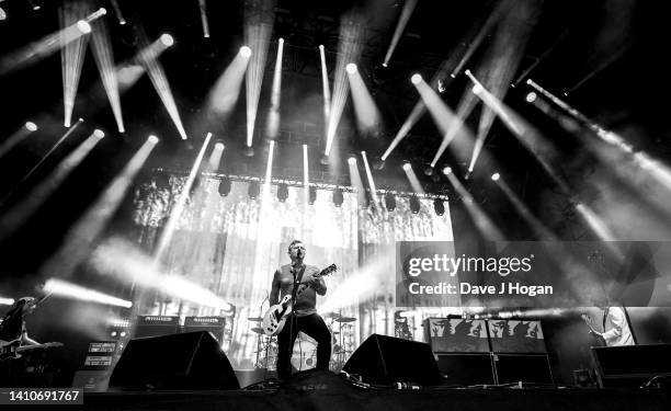 James Dean Bradfield of the Manic Street Preachers performs during day four of Latitude Festival 2022 at Henham Park on July 24, 2022 in Southwold,...