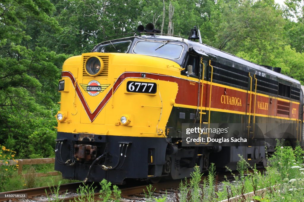 Scenic passenger train at the National Park