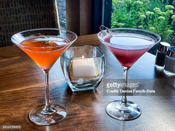 fruit martinis - panyik-dale stock pictures, royalty-free photos & images