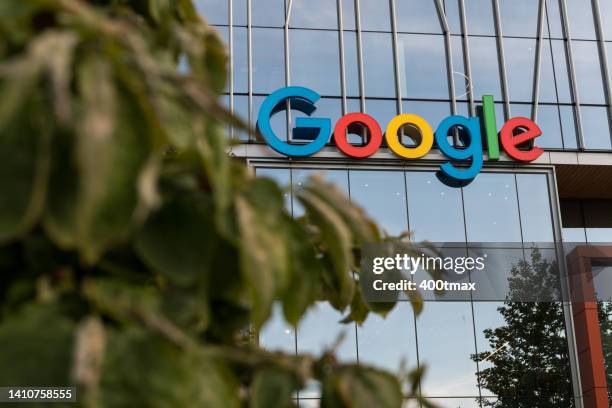 seattle tech - google merknaam stockfoto's en -beelden