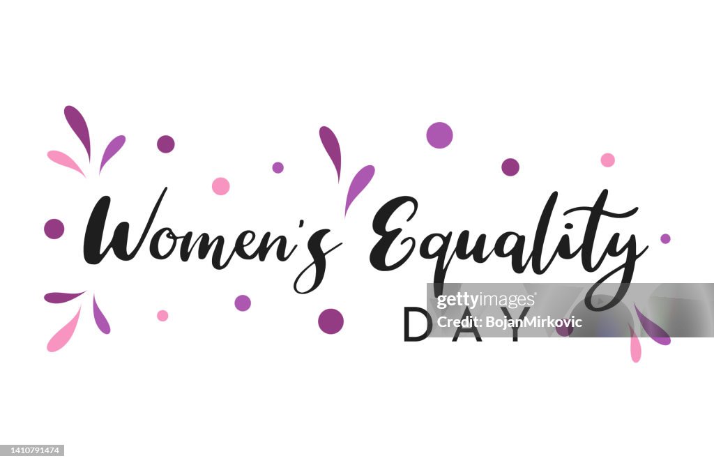 Women's Equality Day background. Vector