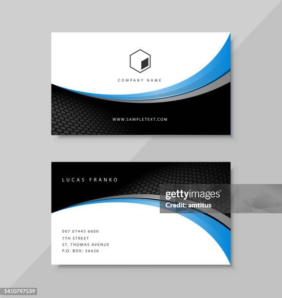 business-karte - business card design stock-grafiken, -clipart, -cartoons und -symbole