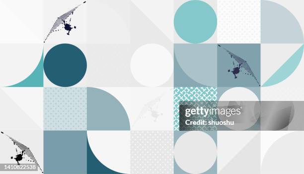 halftone design background - paragliding stock illustrations