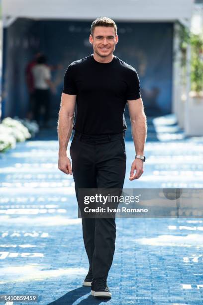 Richard Madden attends the blue carpet at the Giffoni Film Festival 2022 on July 25, 2022 in Giffoni Valle Piana, Italy.