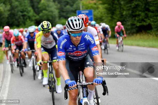 Julien Vermote of Belgium and Team Alpecin-Deceuninck competes during the 43rd Ethias - Tour de Wallonie 2022 - Stage 3 a 195,6km stage from Visé to...