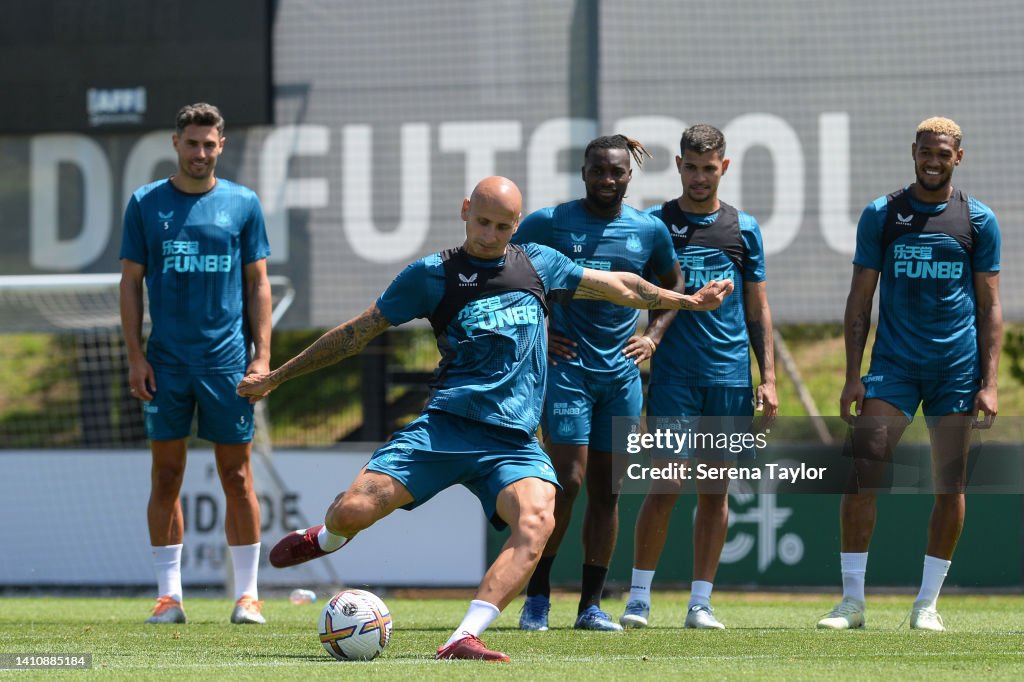 Newcastle United Pre-Season Training Session