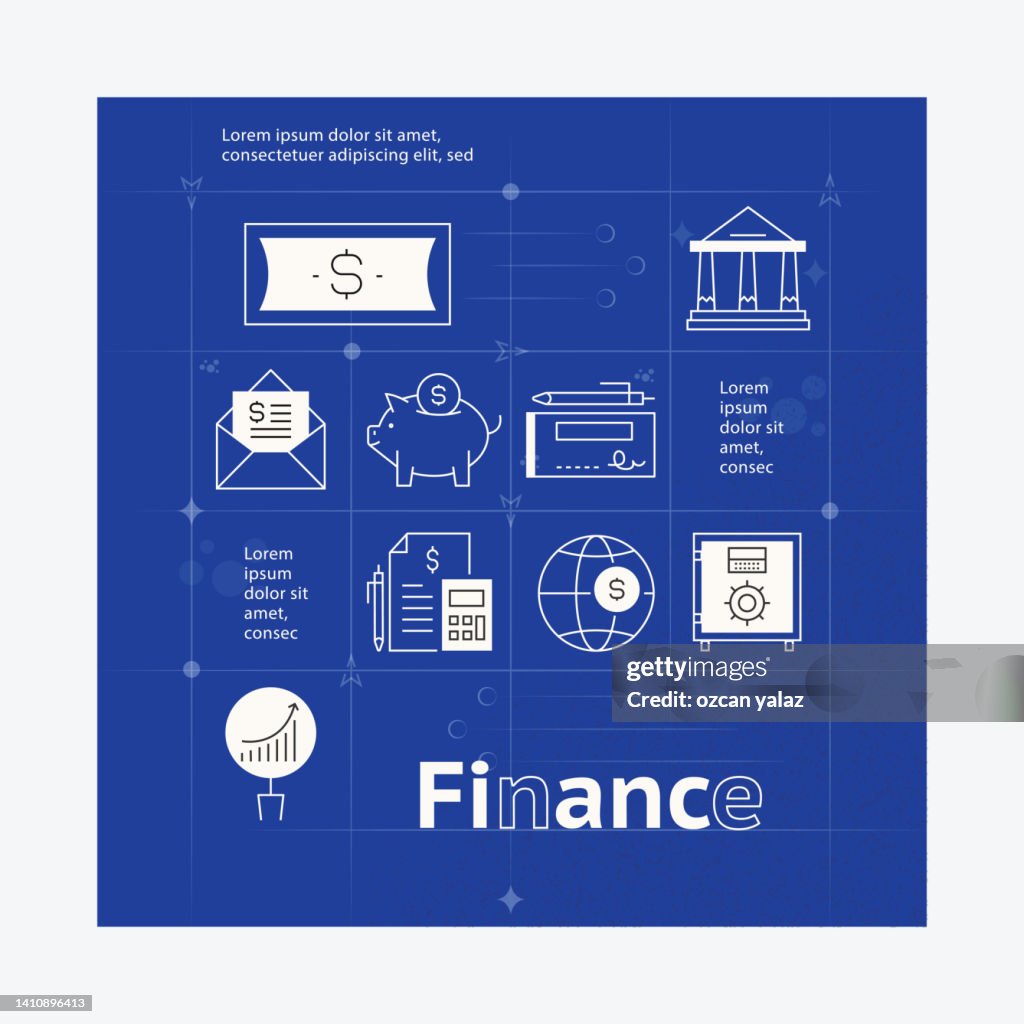 Finance Related Vector Banner Design Concept High-Res Vector Graphic ...
