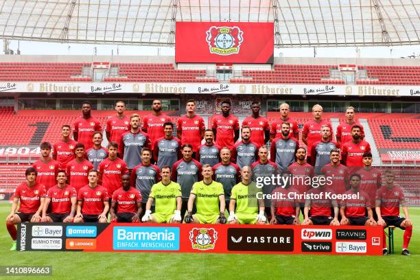 Upper row and first row starts with Timothy Fosu-Mensah, Robert Andrich, Jonathan Tah, Patrik Schick, Edmond Tapsoba, Odilon Kossounou, Mitchel...