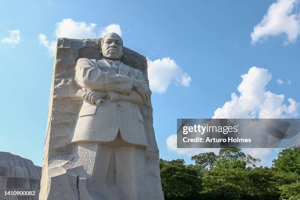 General view of the Martin Luther King Jr. Memorial during the Urban League Fights for You Rally on Civil Rights, Hate Crimes, Women's Rights &...