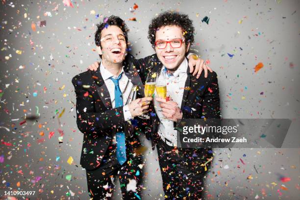 Musical duo, A Great Big World, pose for a portrait on January 13, 2013 in New York City.