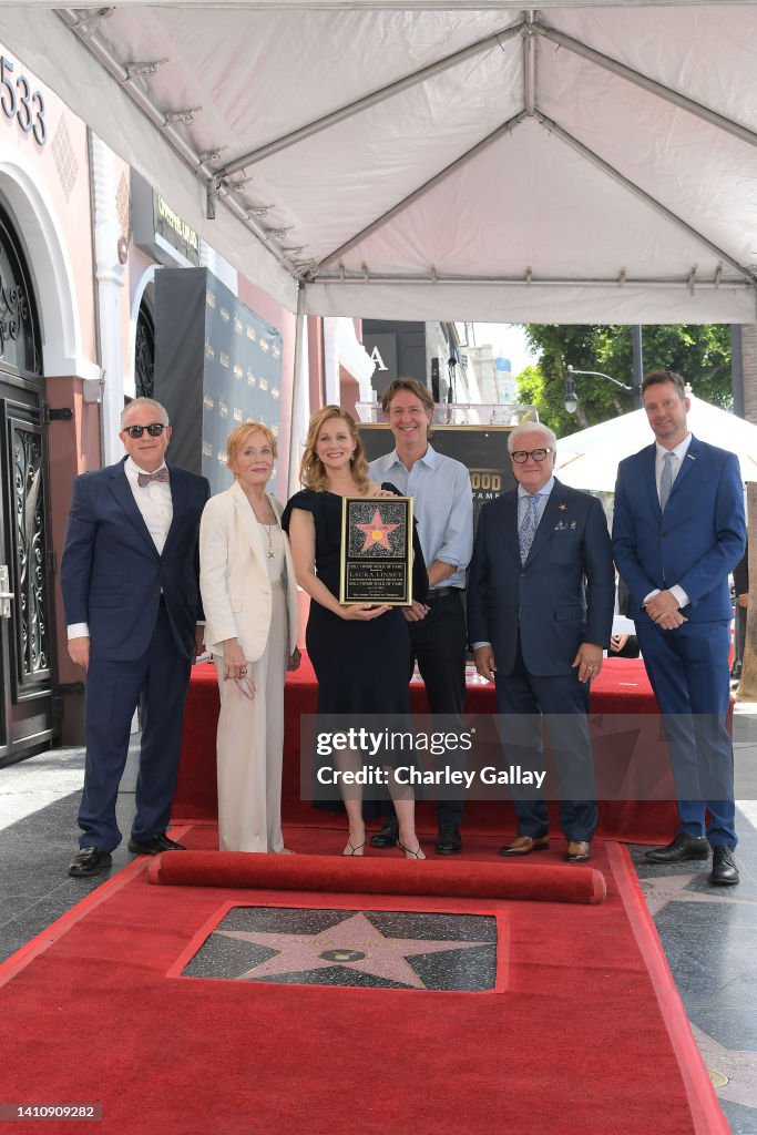 Laura Linney Hollywood Walk of Fame Ceremony