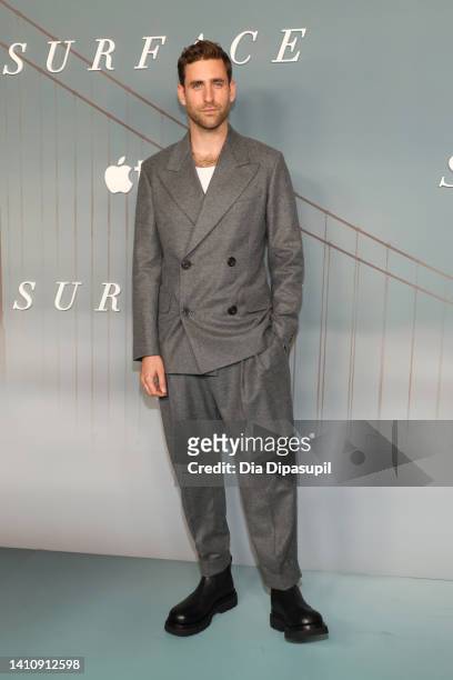 Oliver Jackson-Cohen attends Apple TV+'s "Surface" premiere at The Morgan Library on July 25, 2022 in New York City.