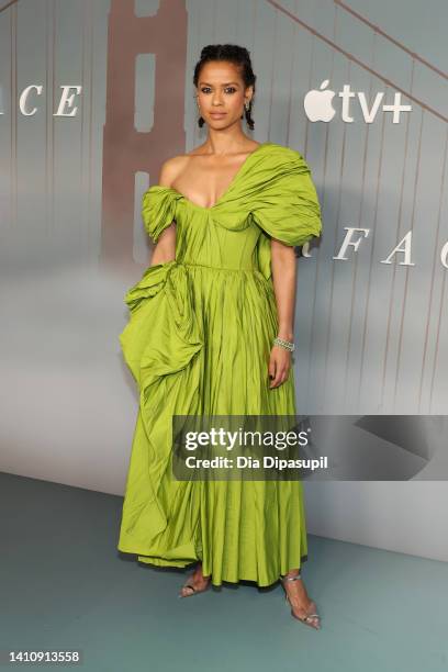 Gugu Mbatha-Raw attends Apple TV+'s "Surface" premiere at The Morgan Library on July 25, 2022 in New York City.