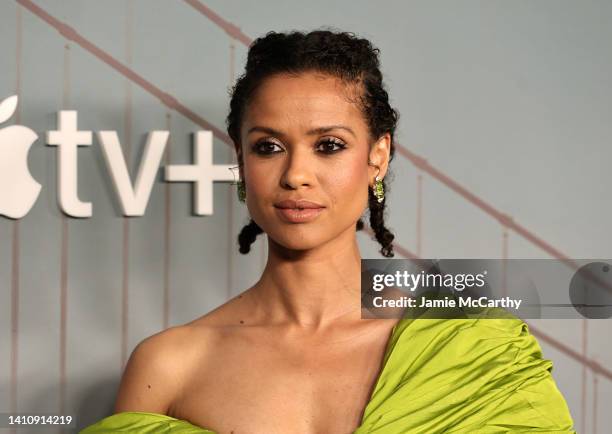 Gugu Mbatha-Raw attends Apple TV+'s "Surface" New York Premiere at The Morgan Library on July 25, 2022 in New York City.