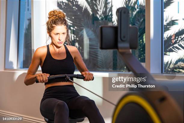 Sweating Rowers Training 785 Woman Sweating Treadmill Stock Photos, High-Res Pictures, and ...