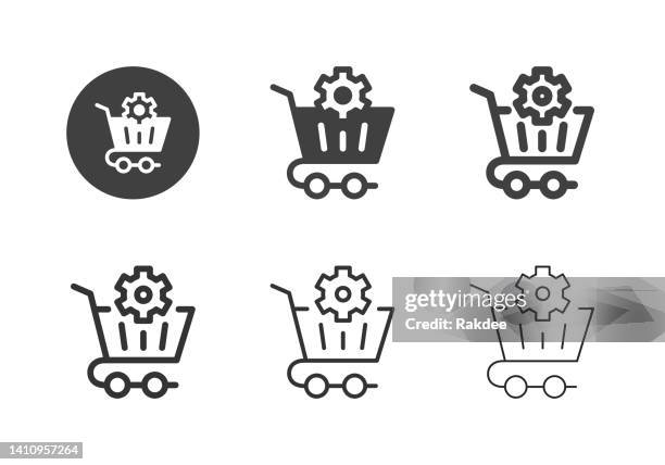 shopping management icons - multi serie - multi tool stock-grafiken, -clipart, -cartoons und -symbole