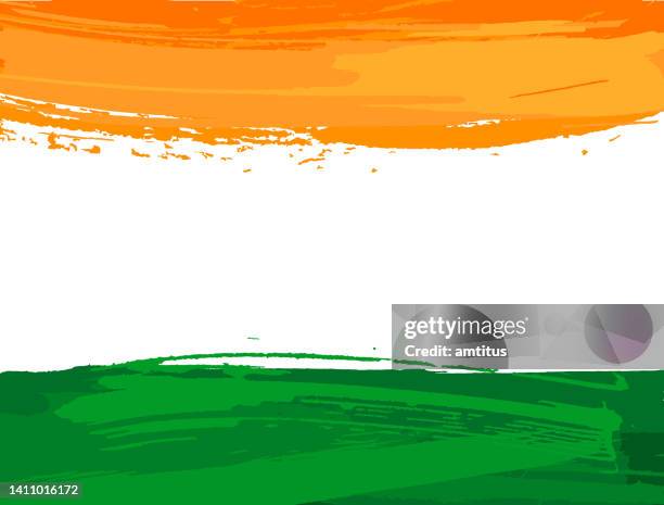indian independence abstract - india-independence-parade stock illustrations