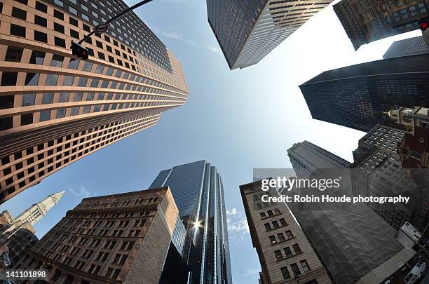 fish-eye lens of building - fish eye lens stockfoto's en -beelden