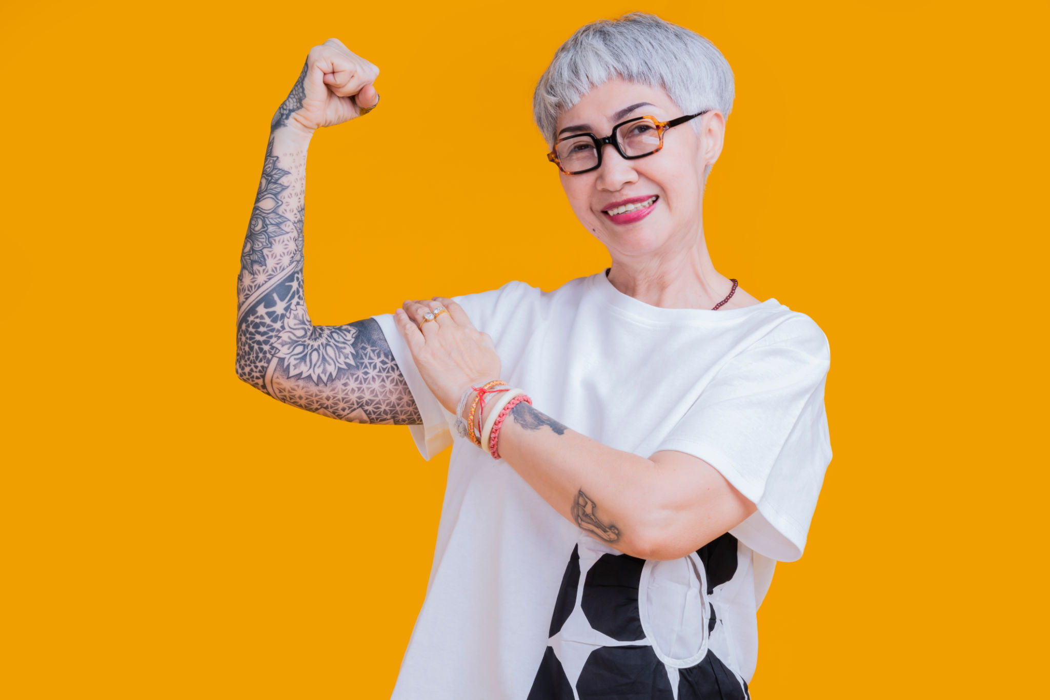 elderly tattoos