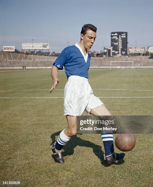 Jimmy Greaves of Chelsea FC, 1st August 1957 at the Stamford Bridge Stadium in London, Great Britain.