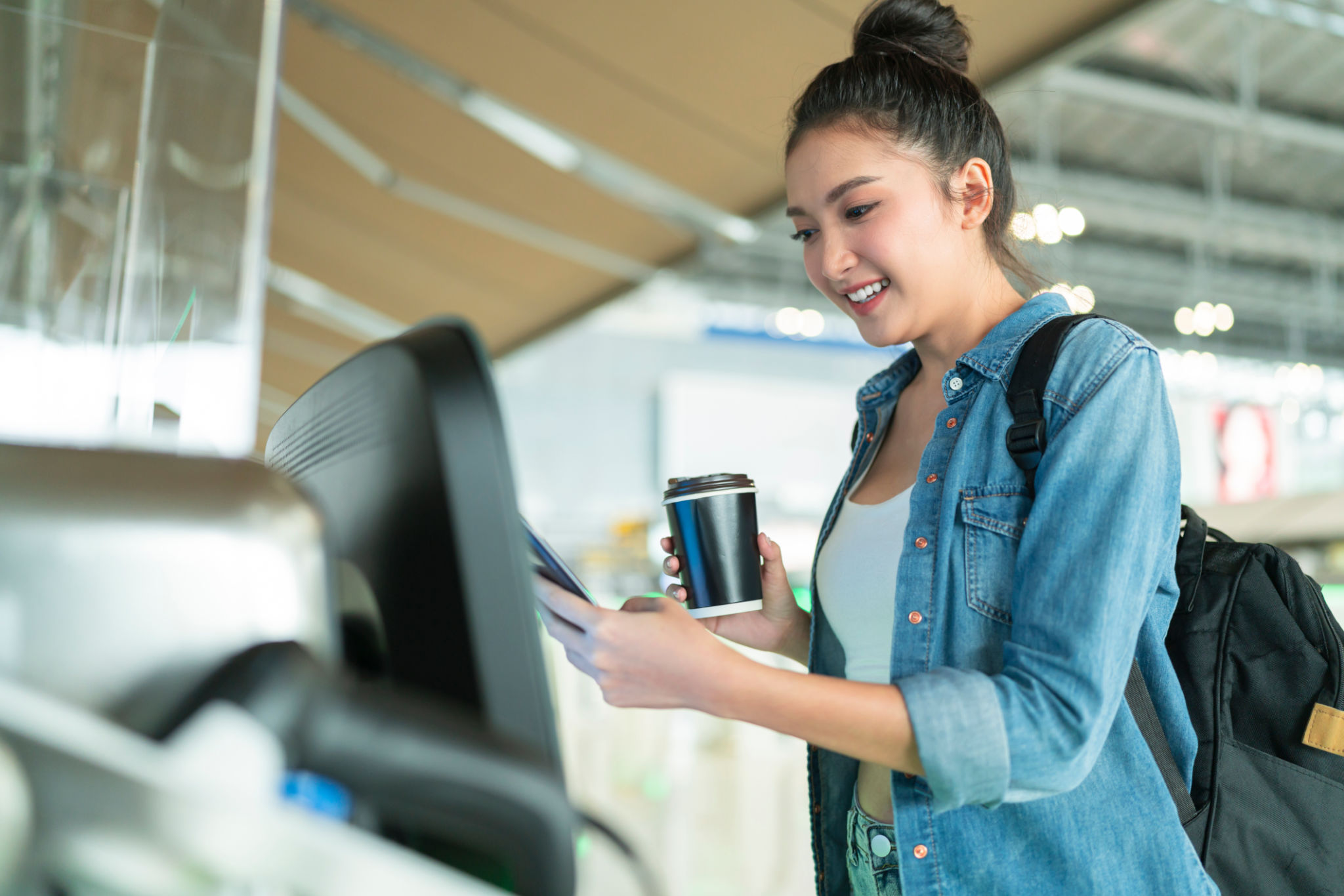 contactless check-in