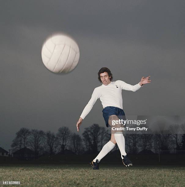 Martin Chivers of Tottenham Hotspur on 1st March 1972 in Tottenham, London, Great Britain.